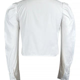 Puff Sleeve Crop Shirt