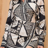 Satin Blouse & Wrap Skort Set