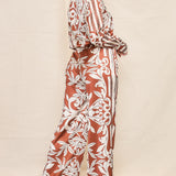 Satin Shirt & Wide Pants Set