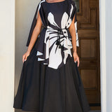 Romantic Shirred Top & Flare Skirt (SKIRT ONLY)