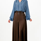 Romantic Shirred Top & Flare Skirt (SKIRT ONLY)