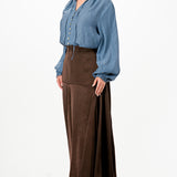 Romantic Shirred Top & Flare Skirt (SKIRT ONLY)