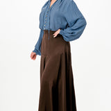 Romantic Shirred Top & Flare Skirt (SKIRT ONLY)