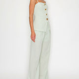 Tailored Cami Top & Wide-Leg Pants Set