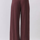 High-waisted wide leg pants