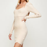 Chevron Hem Sweater Dress