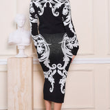 Pencil Shape Sweater Midi Skirt (SKIRT ONLY)