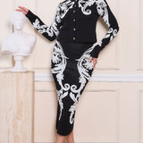 Button Down Sweater Cardigan Top (TOP ONLY)