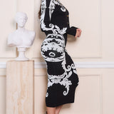 Pencil Shape Sweater Midi Skirt (SKIRT ONLY)