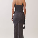 Open-Knit Maxi Dress & Convertible Shawl Set