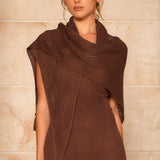 Open-Knit Maxi Dress & Convertible Shawl Set