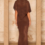 Open-Knit Maxi Dress & Convertible Shawl Set