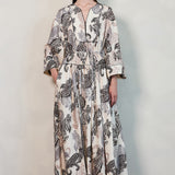 Bohemian Paisley Maxi Dress