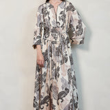 Bohemian Paisley Maxi Dress