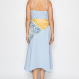 Scarf Tie Waist Midi Dress