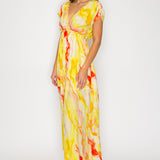 Braided V-Neck Maxi Dress