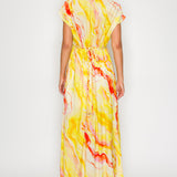 Braided V-Neck Maxi Dress
