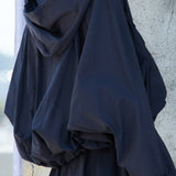 Hooded Zip-Up Jacket & Bubble Mini Skirt (TOP ONLY)