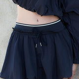 Hooded Zip-Up Jacket & Bubble Mini Skirt (SKIRT ONLY)
