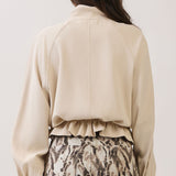 Drawstring Hem Utility Jacket