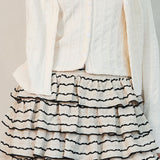 Layered Ruffle Textured Shorts (SHORTS ONLY)