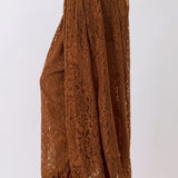 Floral Lace Open-Back Halter Top &  Elastic-Waist Balloon Pants (PANTS ONLY)