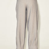 Pinstripe Buckle-Halter Top & Barrel Pants Set (PANTS ONLY)