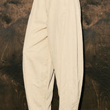 Relaxed Barrel Leg Pants