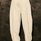 Relaxed Barrel Leg Pants