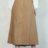 A-Line Pleated Utility Midi Skirt (SKIRT ONLY)