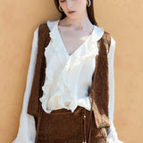 Lace Vest & Skirt (Vest ONLY)