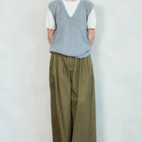 Short Sleeve Knit Layered Vest Top (TOP ONLY)