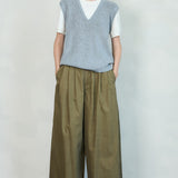 Short Sleeve Knit Layered Vest Top (TOP ONLY)