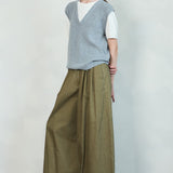 Short Sleeve Knit Layered Vest Top (TOP ONLY)