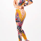 Zip-Up style Jacket & Leggings Set