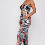 Ruched Tube Jumpsuit