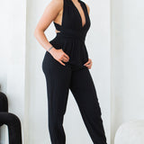 Convertible Halter Jumpsuit