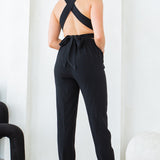 Convertible Halter Jumpsuit