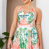 Handkerchief Top & Pleats Short Set