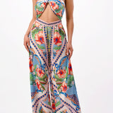 Convertible Wide Leg Jumpsuit
