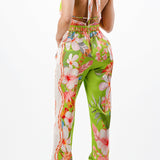 Halter Style Backless Jumpsuit