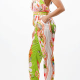Halter Style Backless Jumpsuit