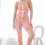 Super High Waist Corset Leggings & Bandeau Set