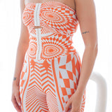 Super High Waist Corset Leggings & Bandeau Set