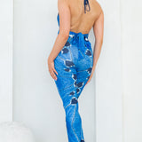 Handkerchief Backless Top & Pants Set