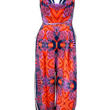 Cowl Neck Jumpsuit with Bare Back