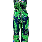 Cowl Neck Jumpsuit with Bare Back