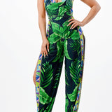 Cowl Neck Jumpsuit with Bare Back