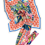 Scarf & Stretched Legging Pants Set