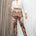leggings style bell bottom high waist pants with side slits